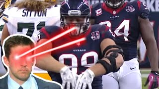 When JJ Watt Mocked Aaron Rodgers’ Belt And Instantly Regretted It