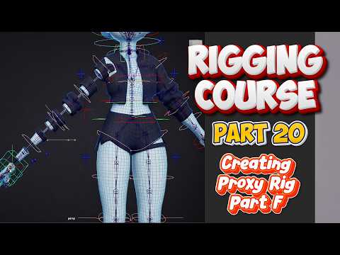Rigging with Advanced Skeleton - Part 20 - Proxy Rig Development Part F