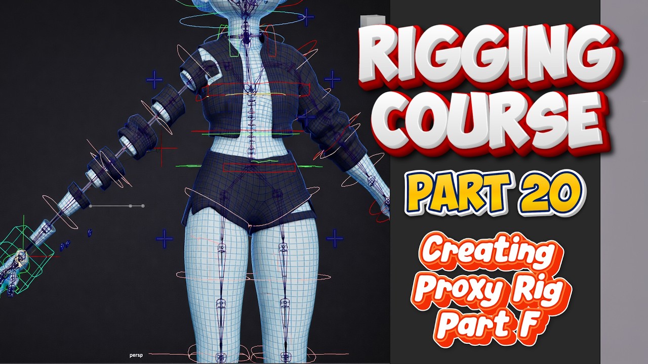 Rigging with Advanced Skeleton - Part 20 - Proxy Rig Development Part F ...