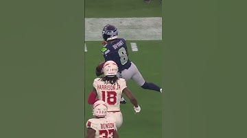 Coby Bryant picks off the pass… only to fumble it away seconds later. One play, two turnovers.