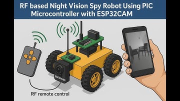 RF based Night Vision Spy Robot Using PIC Microcontroller with ESP32CAM