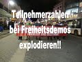 MEGA: Teilnehmerzahlen bei Freiheitsdemos EXPLODIEREN! Zurzeit fast überall weltweit!