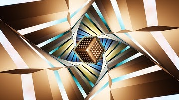 4K Video | Abstract Twisted Geometric Vj Loop Tunnel | No Copyright Motion Video Background