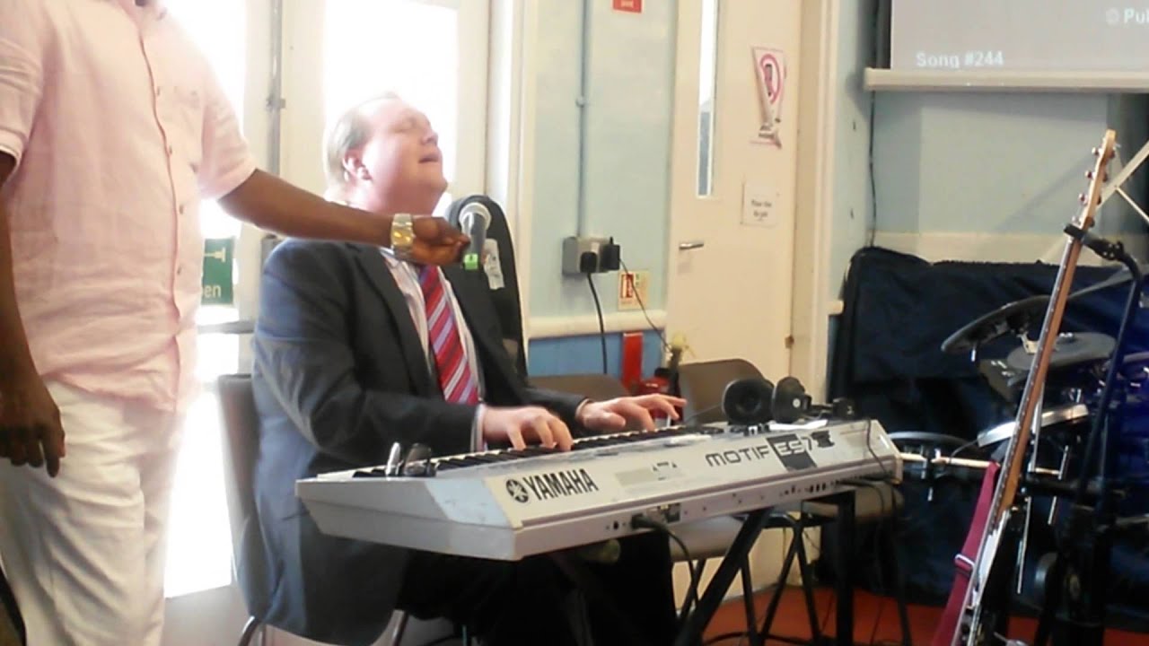 Bro. Ben singing 