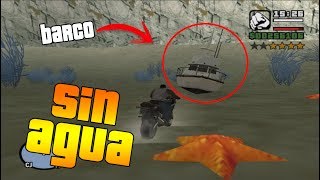 ¿Cómo se ve el GTA San Andreas sin una gota de AGUA? | Sin Mods