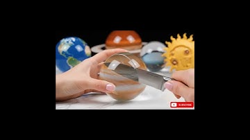 Cutting Glass Planet: Glass Jupiter 🪐ASMR#asmr #aiasrm #glassfruit #aiart #satisfyingvideo