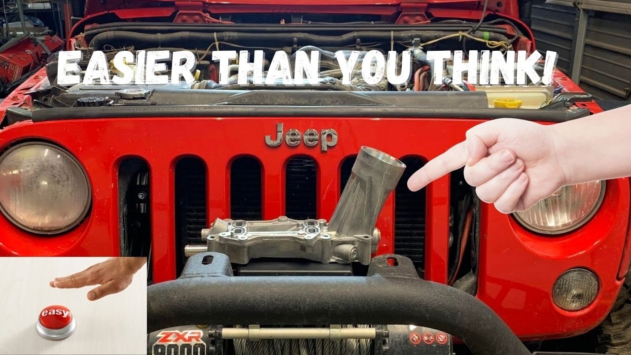 Jeep Wrangler JK Oil Filter Housing Replacement  Pentastar - YouTube