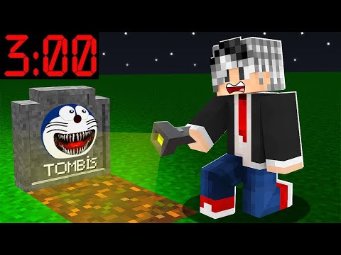 ASLA GECE 3'te TOMBİŞ'in MEZARINA GİTMEYİN 😱 - Minecraft