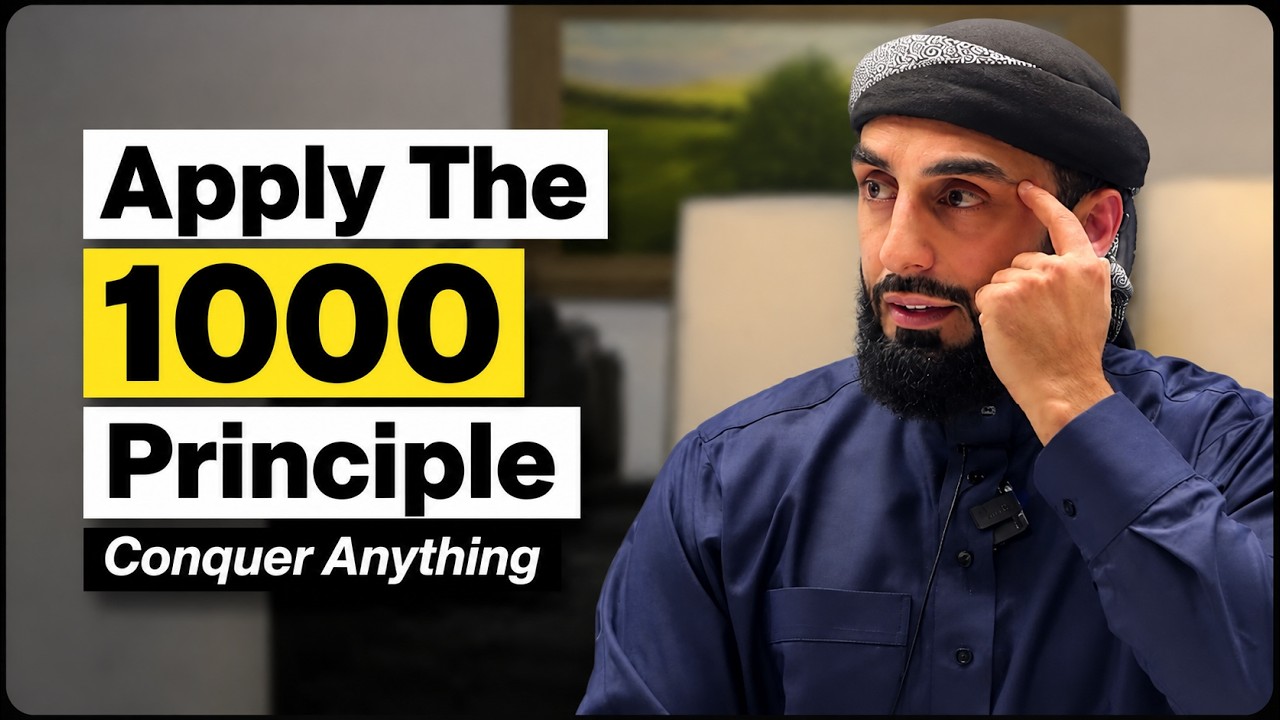 ⁣How Successful Muslims Make The Impossible Possible (The 1000 Principle) | Sheikh Ali Hammuda