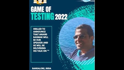 GoT 2022- Visual Validation The Missing Tip of the Automation Pyramid by Anand Bagmar