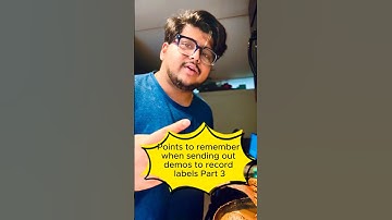 Points to remember while sending out demos to Record Labels Part 3 #gvja #demos #dimmak #recordlable