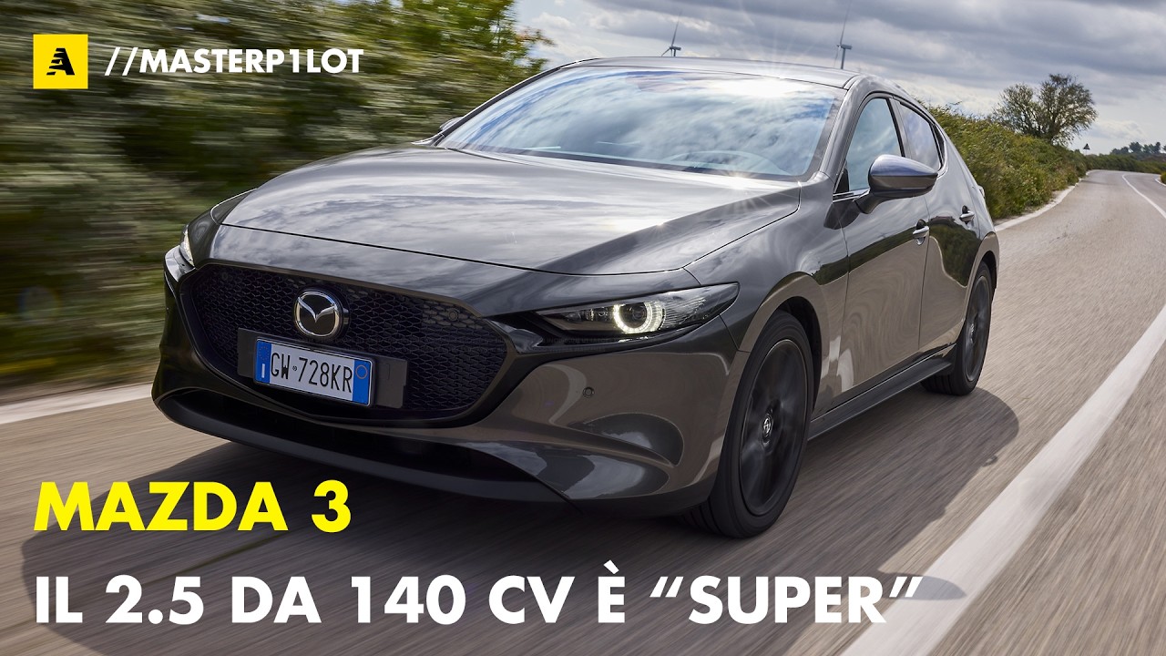Nuova MAZDA 3 2025 | Il nuovo 2.5 Skyactiv G da 140 CV è tanta roba! Da 29.750 euro