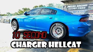784HP Charger Hellcat Running 10's