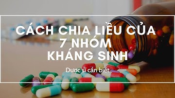 Cách Chia Liều 7 Nhóm Kháng Sinh I Dược Sĩ Cần Biết