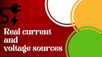 Real And Controlled Current And Voltage Sources
