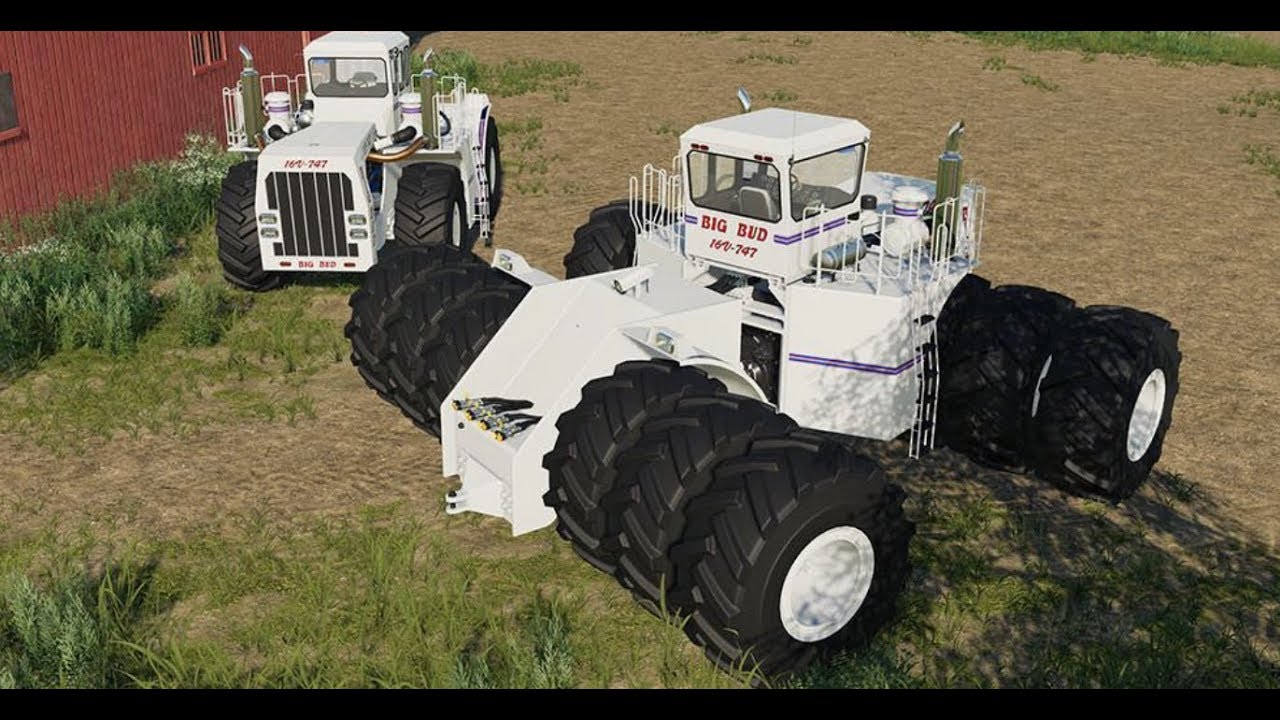 Farming simulator 19 трактора. Трактор big Bud 747. Трактор big Bud 450 ФС 19. Big Bud 16v-747. Фс19 big Bud.