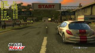 Sega Rally Online Arcade (NPUB30375) 60fps on RPCS3 emulator