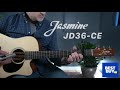 Jasmine Dreadnought Acoustic/Electric Guitar (JD-36CE) Overview