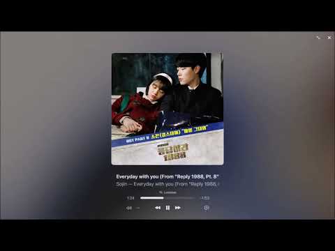 Everyday With You | Park Sojin | Reply 1988 (Original Television Soundtrack), Pt. 8
