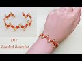 DIY Beaded Bracelet with Miyuki Tila and Half Tila 2 Hole Beads 双孔珠Tila串珠手链