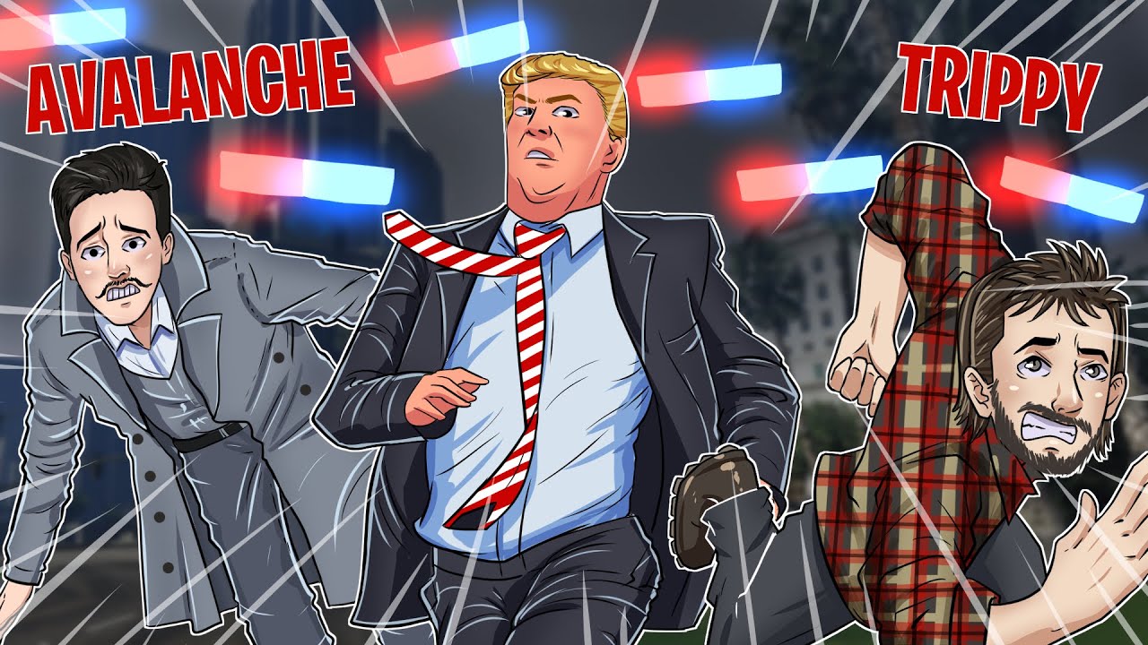 TRUMP AND THE BOYS GET ARRESTED IN GTA RP (Voice Trolling!)