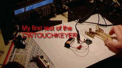 CW (MORSE) TOUCHKEYER. IAMBIC.