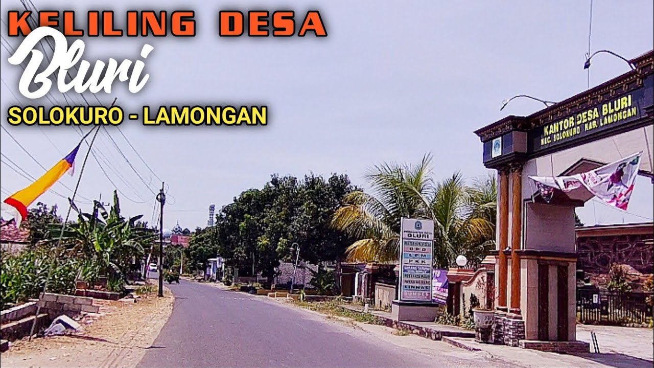 KELILING DESA BLURI SOLOKURO LAMONGAN | MOTOVLOG
