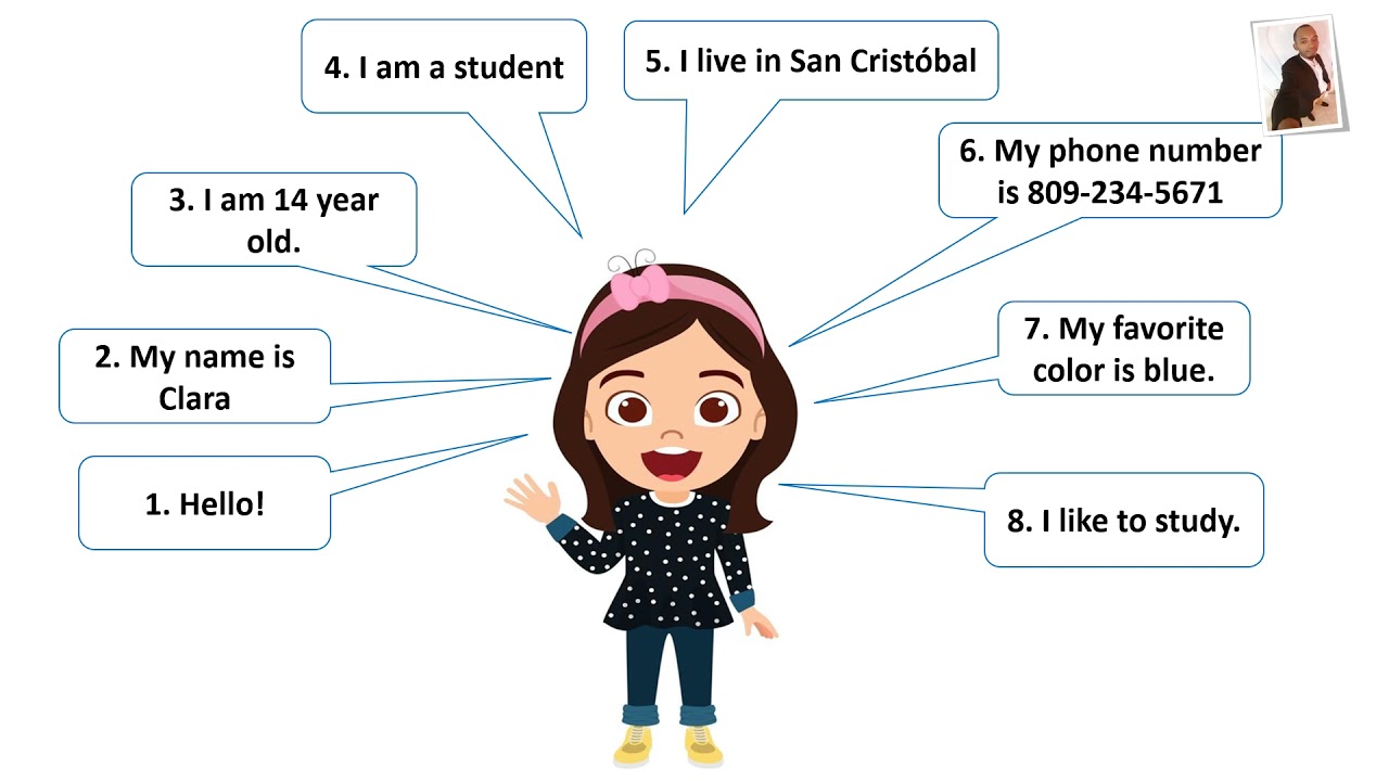 presentation personal en ingles