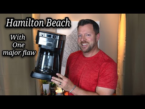 Hamilton Beach 12-Cup Black Residential Drip Coffee Maker in the