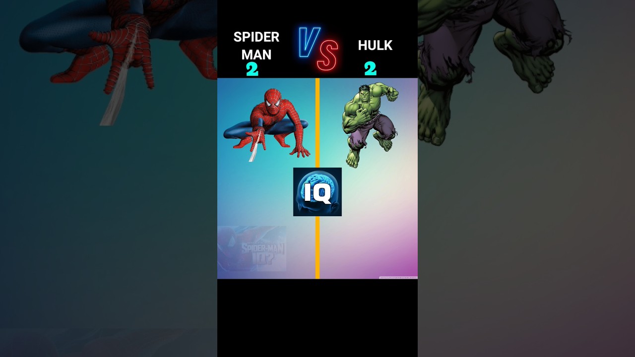 Spider Man Vs Hulk Comparison#viral #shortfeed #spiderman #hulk#dcmfacts25