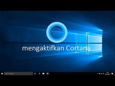 Mengaktifkan Cortana di Windows 10