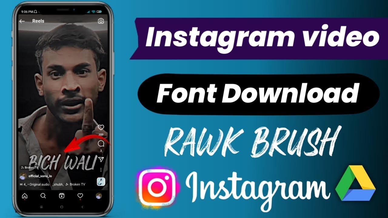 How To Instagram Video Mein Font add kaise Karen Instagram video edit