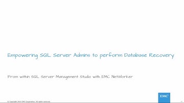 Data Protection and Continuous Availability for SQL Server