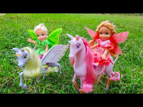 Elsa and Anna toddlers become fairies