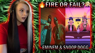 Eminem \& Snoop Dogg - From The D 2 The LBC [Official Music Video] REACTION