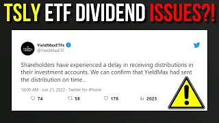 YieldMax TSLY ETF Dividend Issues - Dividend Delayed! (SELL?)