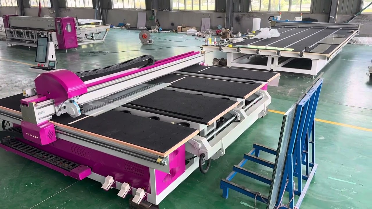 3660x2600mm All in one Multifunction Monolithic CNC Glass Cutting Machine,