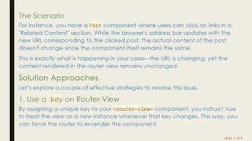 Fixing the Router View Update Issue in Vue Router