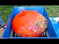 SHREDDING MEGA ORBEEZ BALLOON! AMAZING VIDEO!