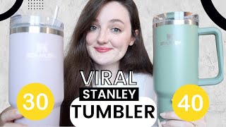 IS IT WORTH IT? New Stanley Tumbler 30oz vs 40oz 