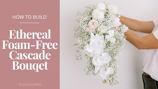 How to Build an Ethereal Foam-Free Cascade Bouquet screenshot 1