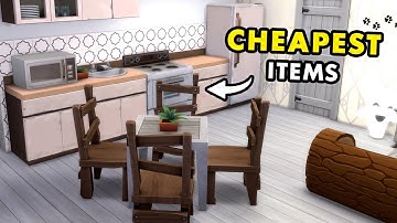 Building in The Sims 4 with THE CHEAPEST items only...