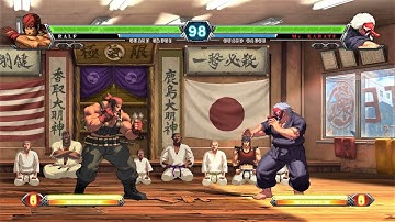 Ralf Jones vs Mr Karate (Hardest AI) - KOF XIII