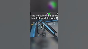 The most intense 1v1 in all of mm2 history 💀 tags-#fypシ゚viral #roblox #mm2 #murdermystery2
