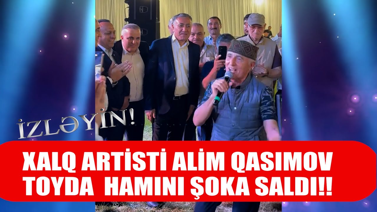 Xalq Artisti Alim Qasımov Toyda Hamını Şoka Saldı – Möhtəşəm Canlı İfa 😱🎶