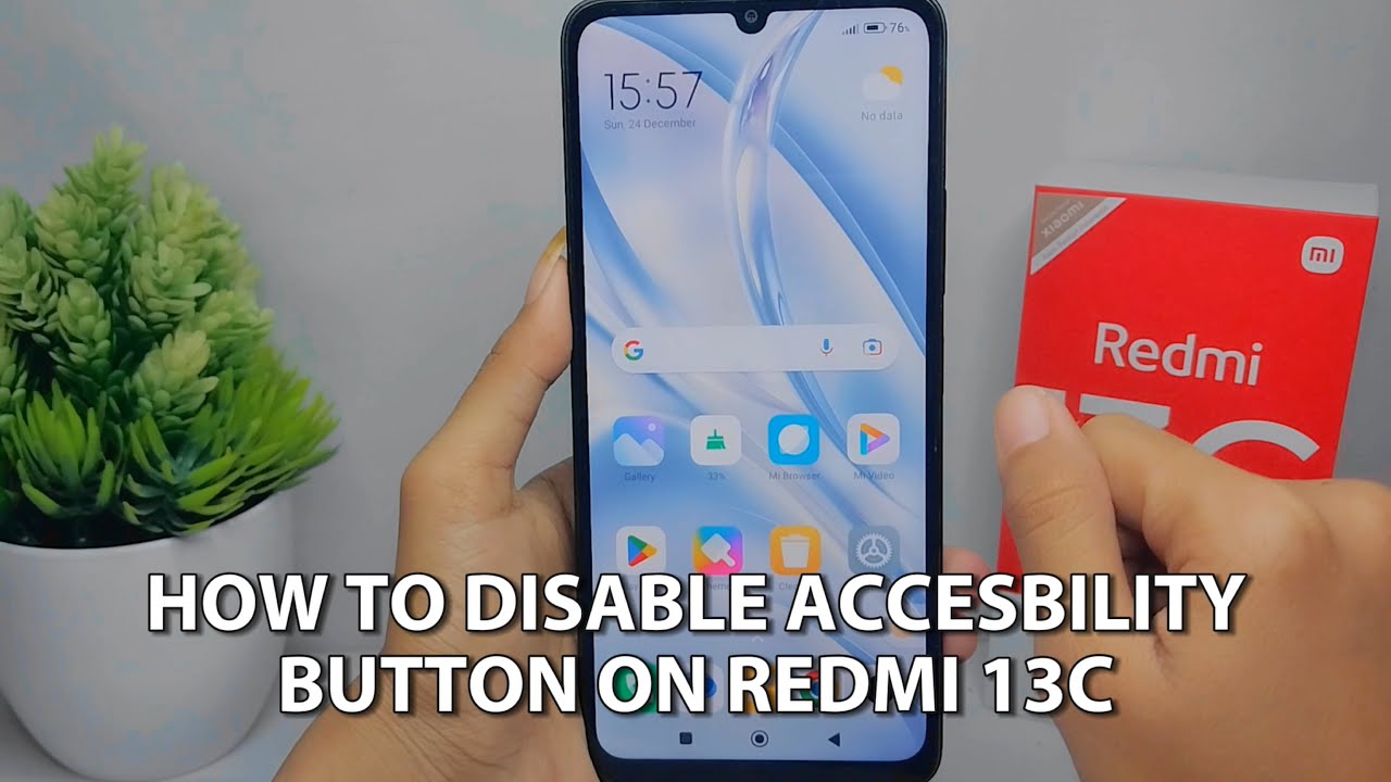How To Disable Accessibility Button On Redmi 13c Youtube
