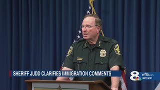 Sheriff Grady Judd clarifies comments made at State Immigration Enforcement Council meeting