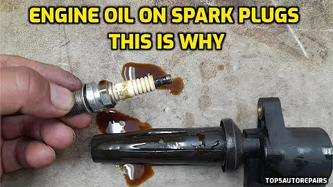 WHY IS MY SPARK PLUG AND IGNITION COIL COVERED IN ENGINE OIL.