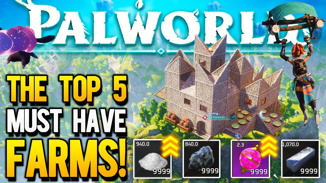 PALWORLD — Не пропустите 5 самых важных ферм и баз! (Советы и рекомендации Palworld)
