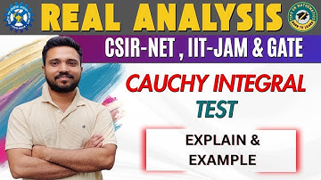 Cauchy Integral Test | convergence of positive term series | REAL ANALYSIS CSIR NET | Cauchy Test